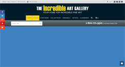Desktop Screenshot of incredibleartgallery.com